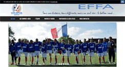 Desktop Screenshot of effa-foot.fr