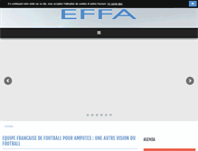 Tablet Screenshot of effa-foot.fr